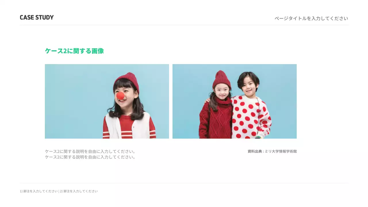 市場調査プレゼンテーション