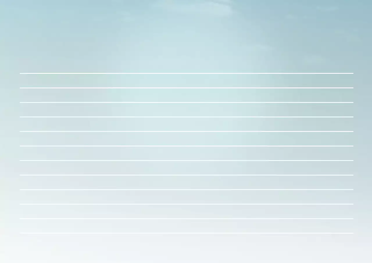 水色 シンプル メモ ポスター