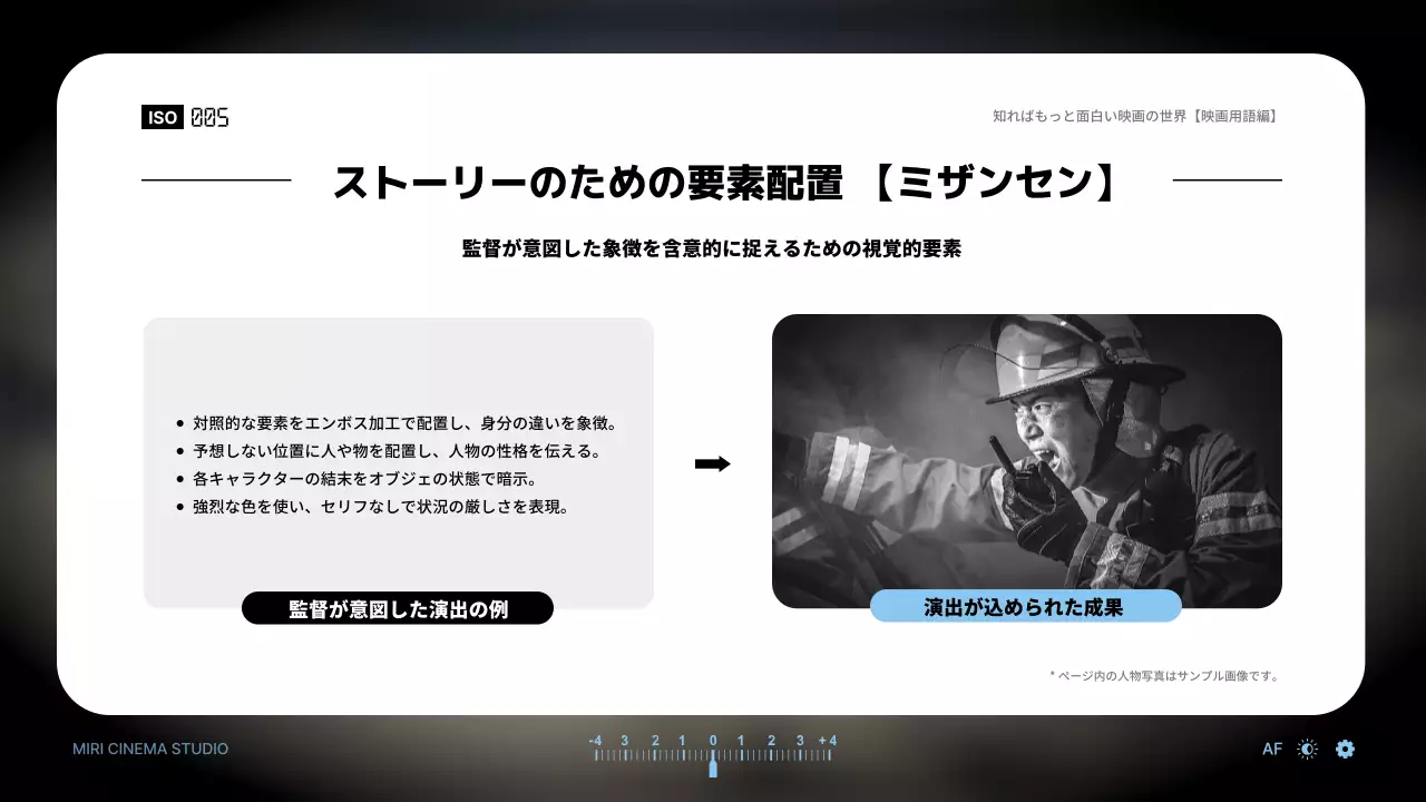青 モダン 映画 資料 プレゼンテーション