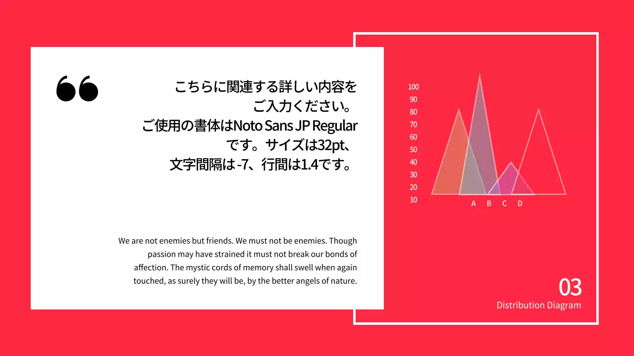 赤 モダン 教育 資料 プレゼンテーション