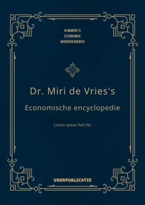 Marineblauw Luxueus economische inhoud