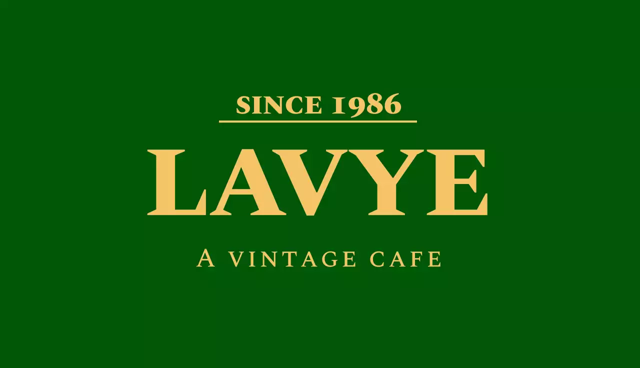 ベージュ クラシック カフェ カード 名刺