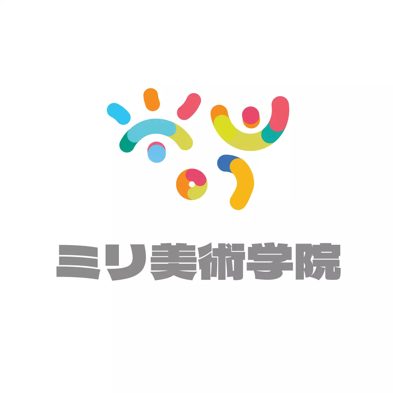 カラフル オシャレ 美術 ロゴ
