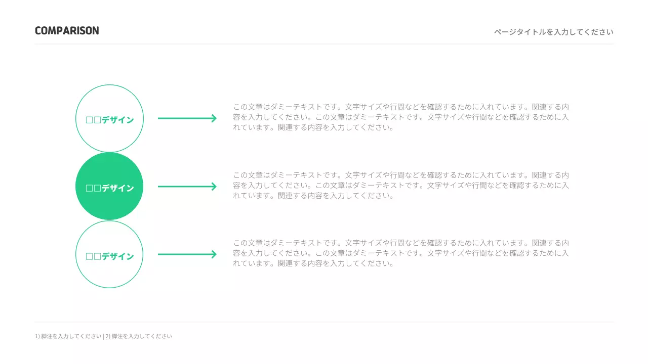 市場調査プレゼンテーション
