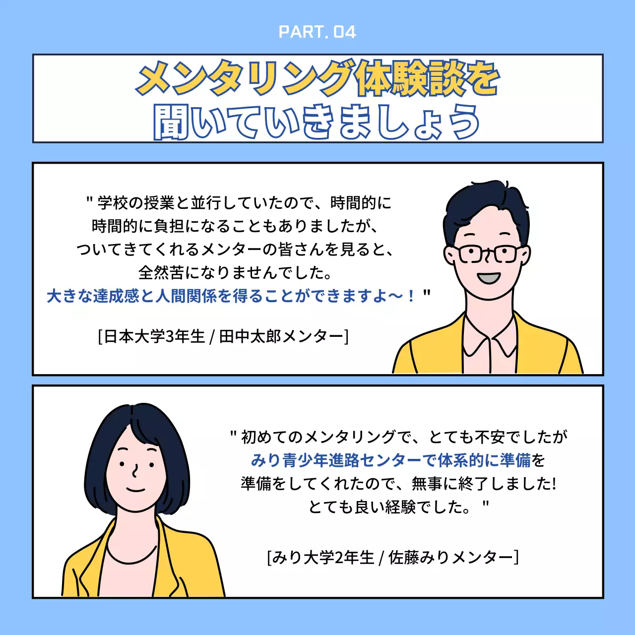 青 シンプル ボランティア チラシ Instagram カルーセル