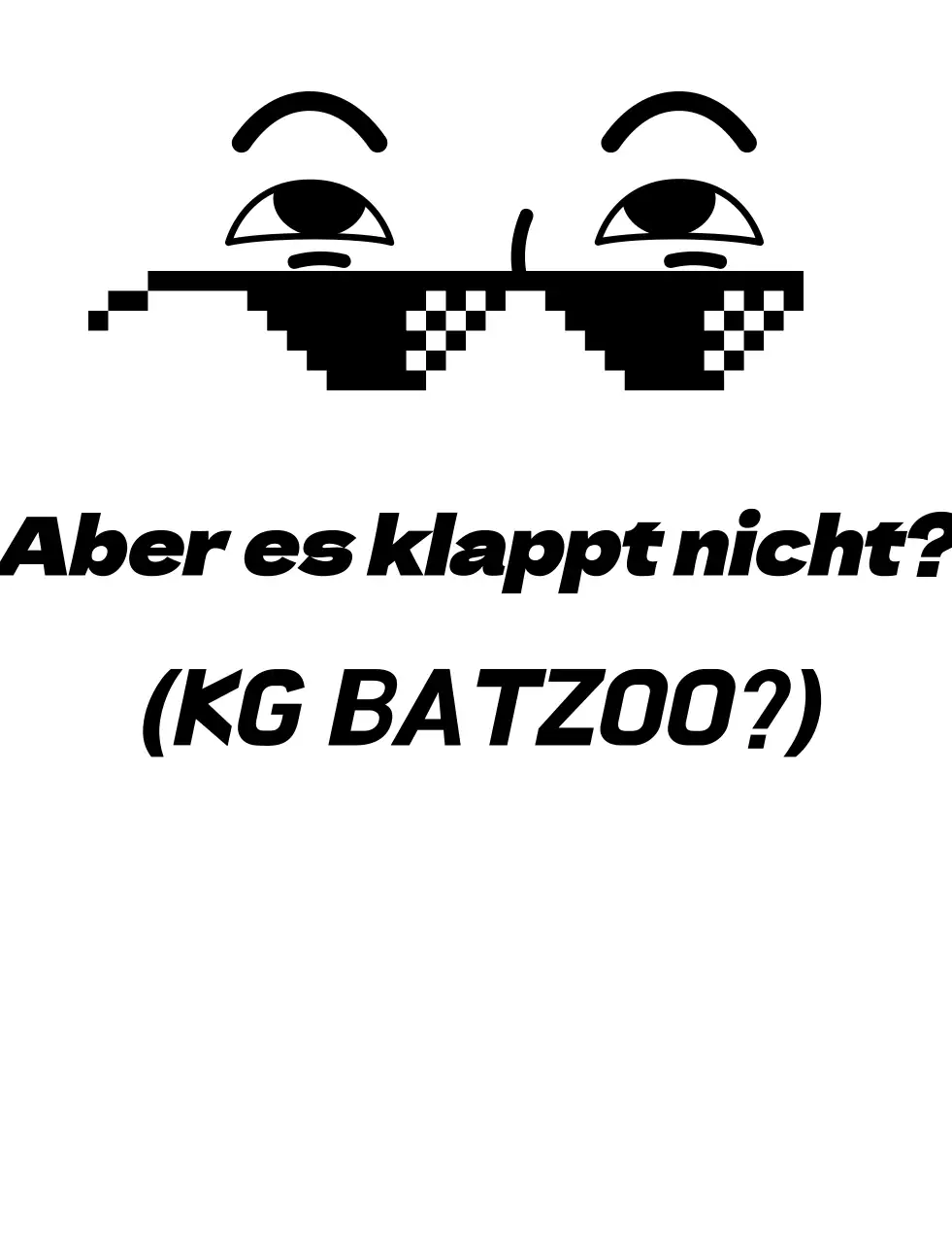 Schwarzer Punkt Brille Schule Gruppe t-shirt