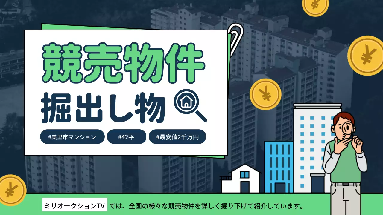 緑 モダン 不動産 広告 YouTube サムネイル