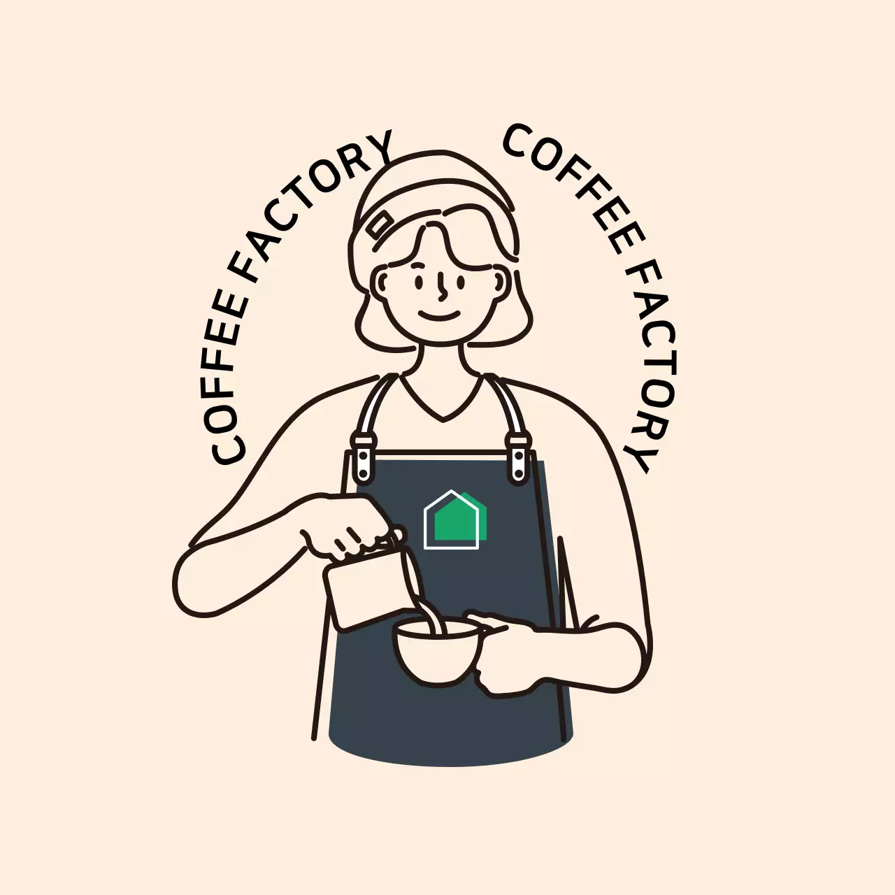 Stiker Barista