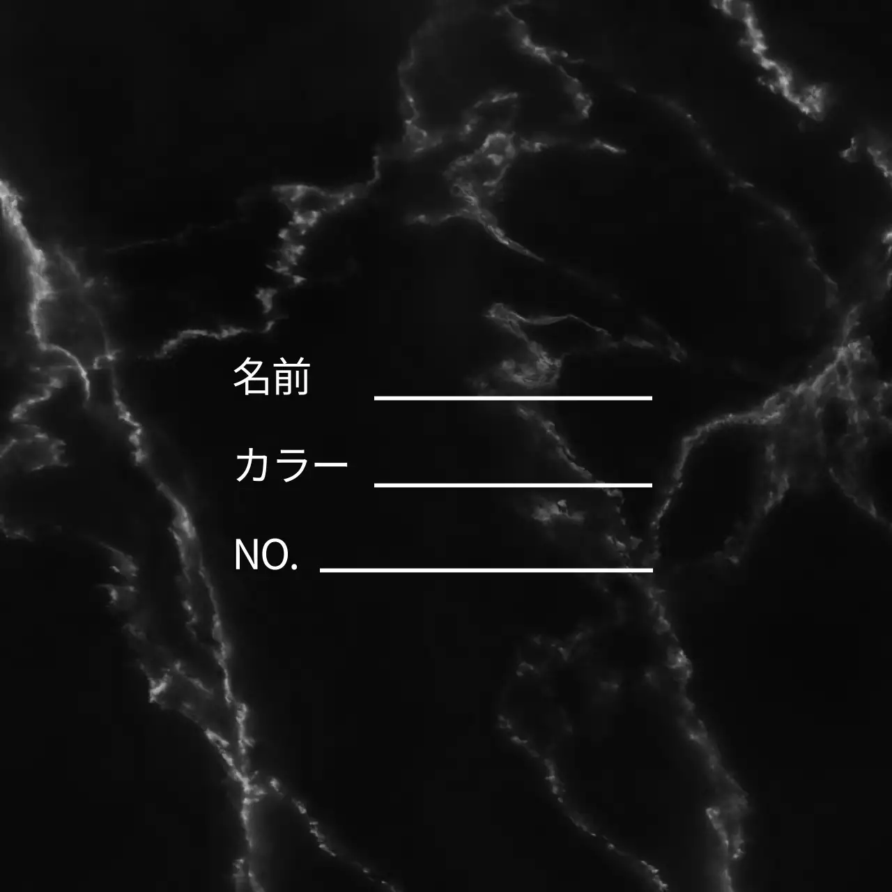 THE MARBLE ハングタグ