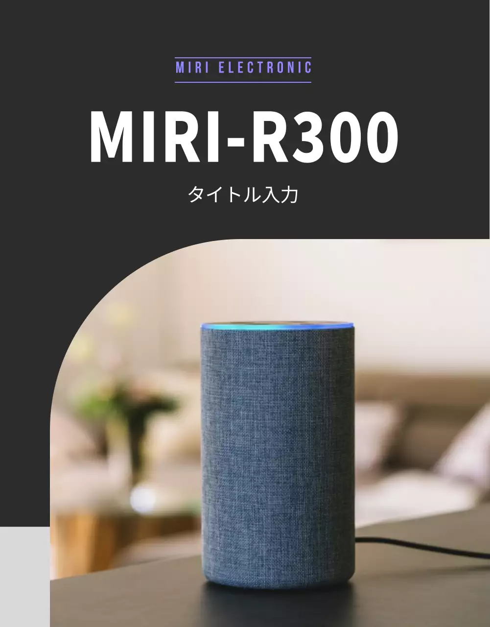 ブラックとグレーのすっきりとした詳細ページ