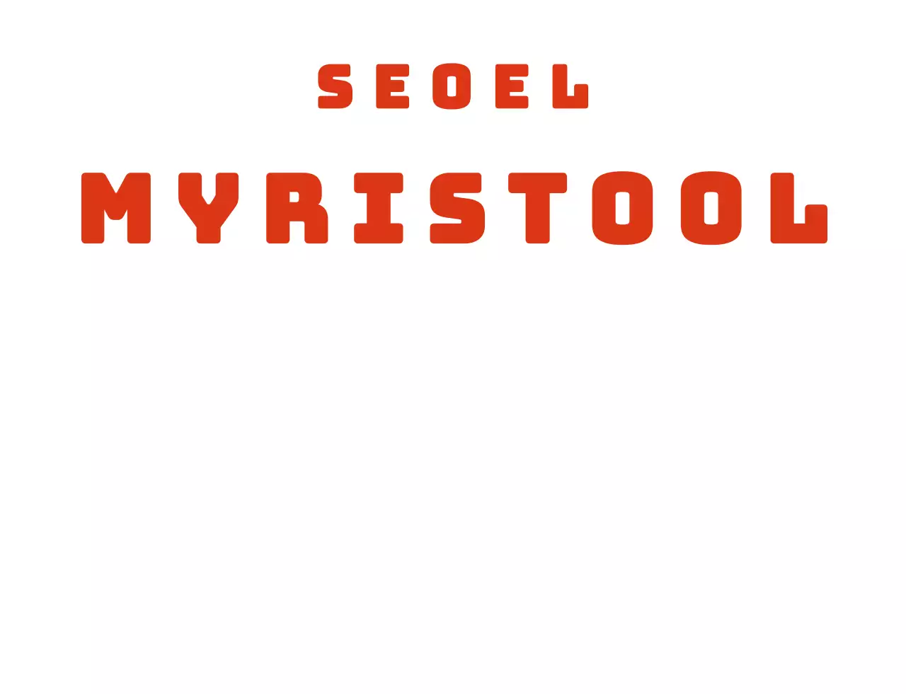 Een café met een rood tekstlogo en een schattig koffiepoppetje