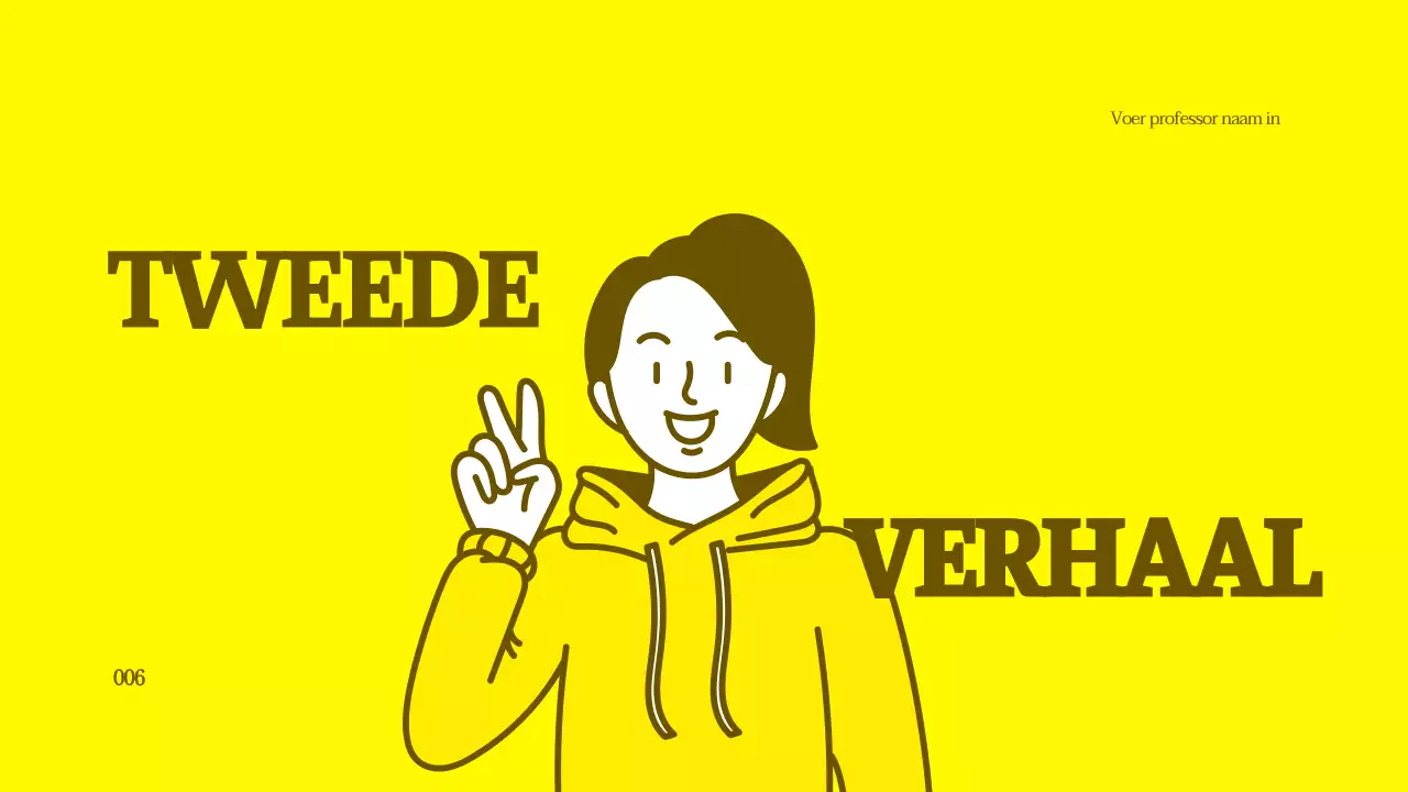 Schone karakter illustratie tutorial in geel en bruin