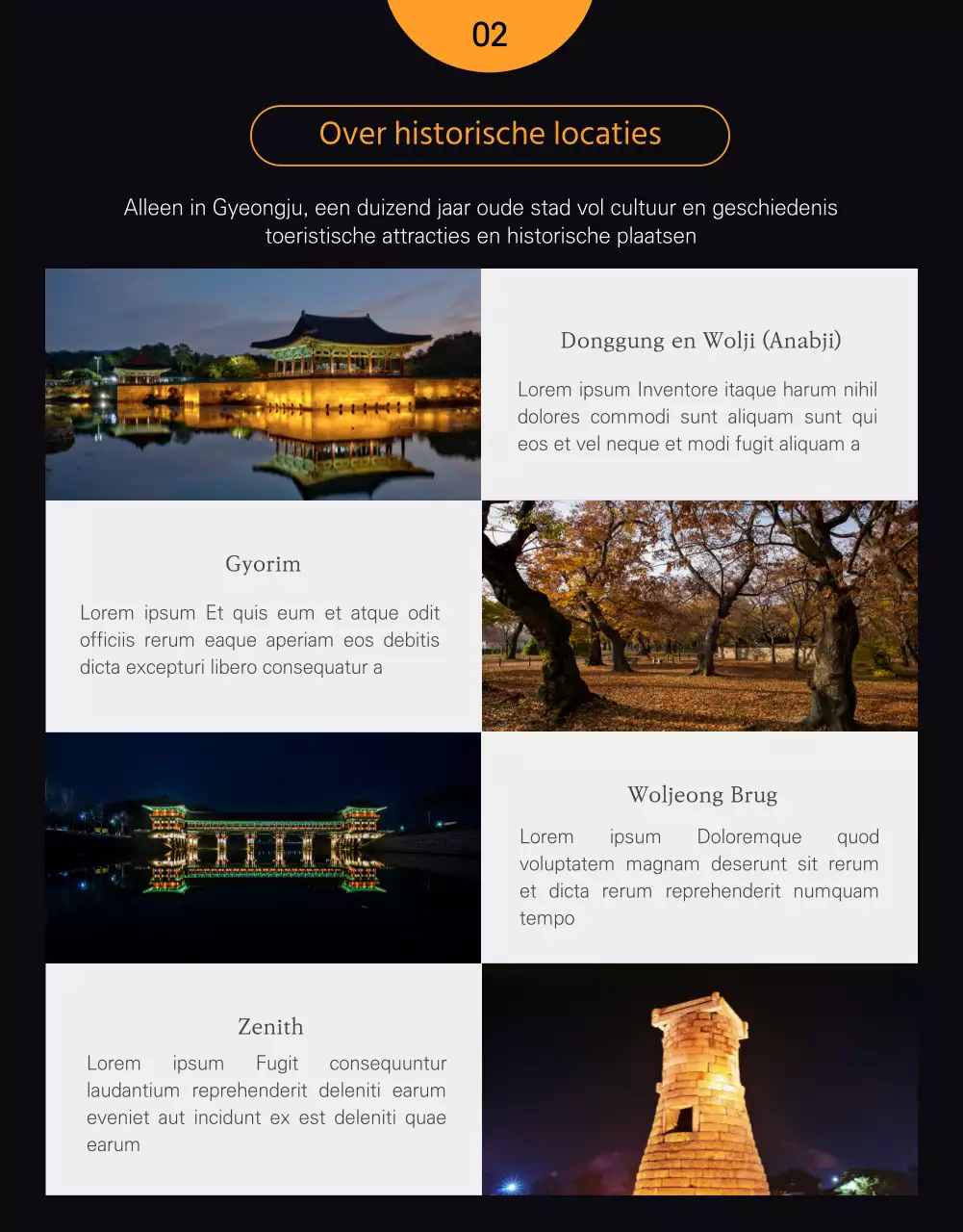 Gyeongju Dagtochten Gyeongju Maanlicht Wandelingen Pre-Tours Historische Sites Culturele Bezienswaardigheden 8 juni Gyeongju Dag van de Burgers Reisagent Promotie