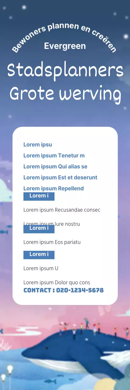Stadsplanners werven