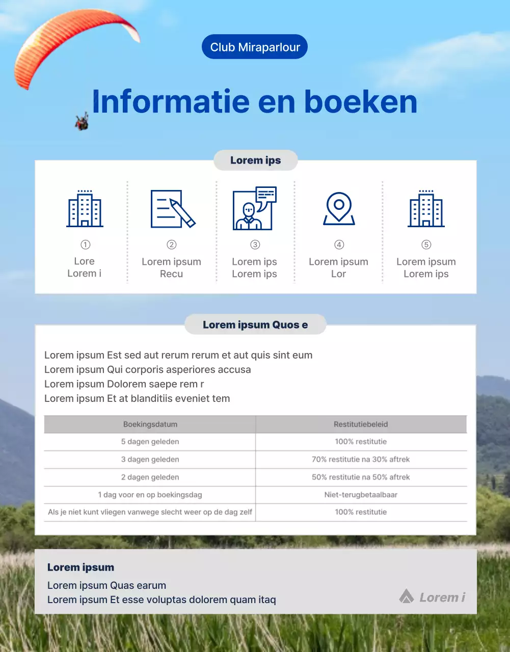 Een eenvoudige, prachtig geïllustreerde gids voor paragliding