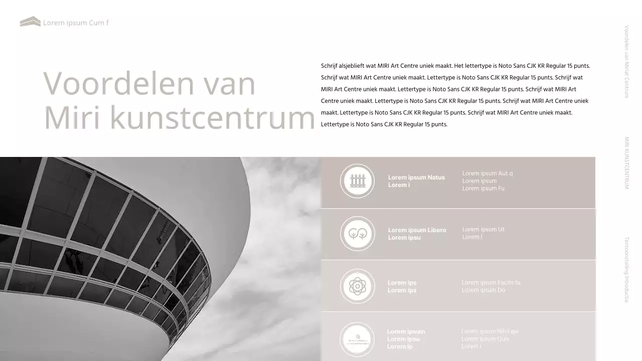 Een inleiding tot een luxueuze zwart-beige museumtentoonstelling