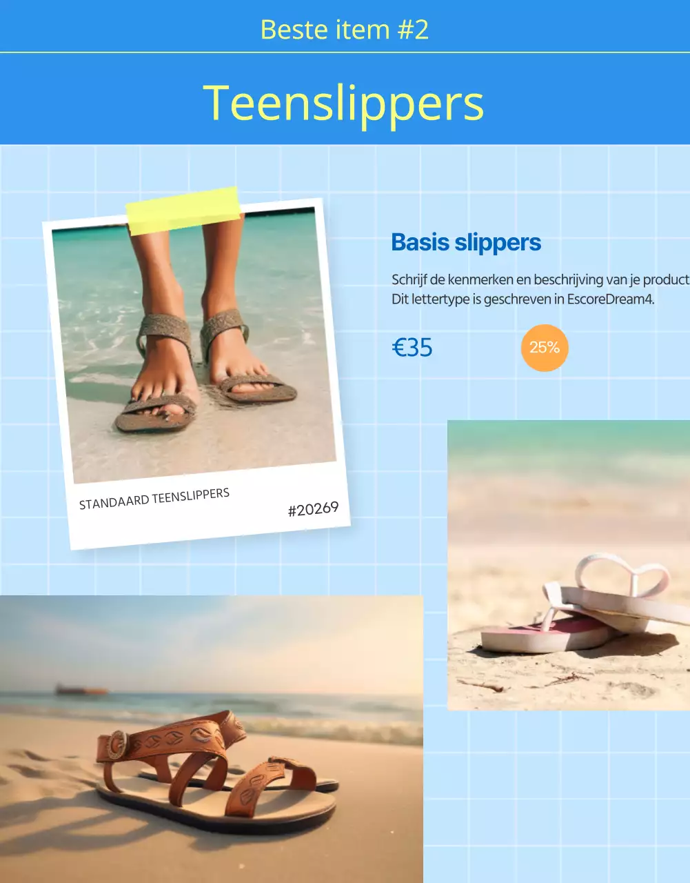 Promoot een natuurlijke zomeruitverkoop met lichte blauwtinten en blauwtinten