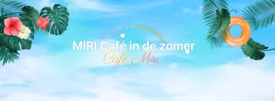 Cool zomerconcept in lichtblauw