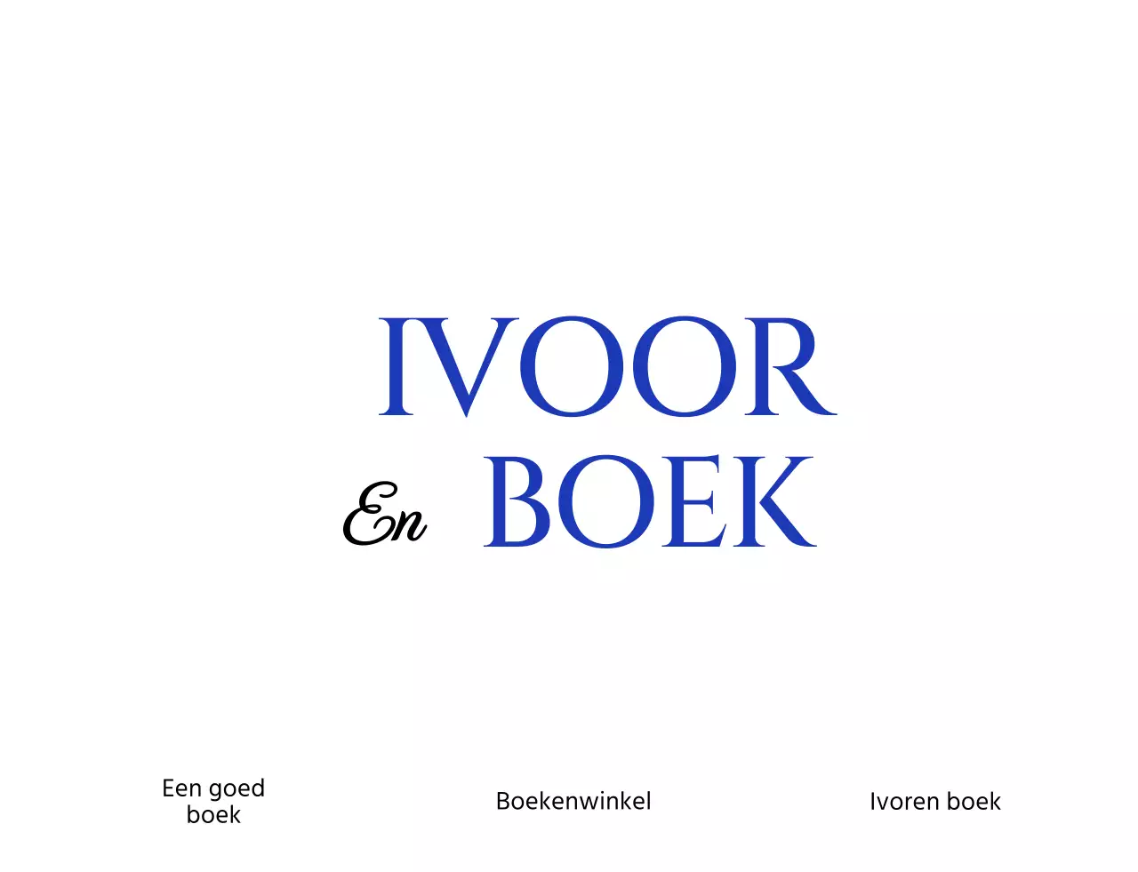 Sentimentele bibliotheek shareware met blauwe tekst typografie