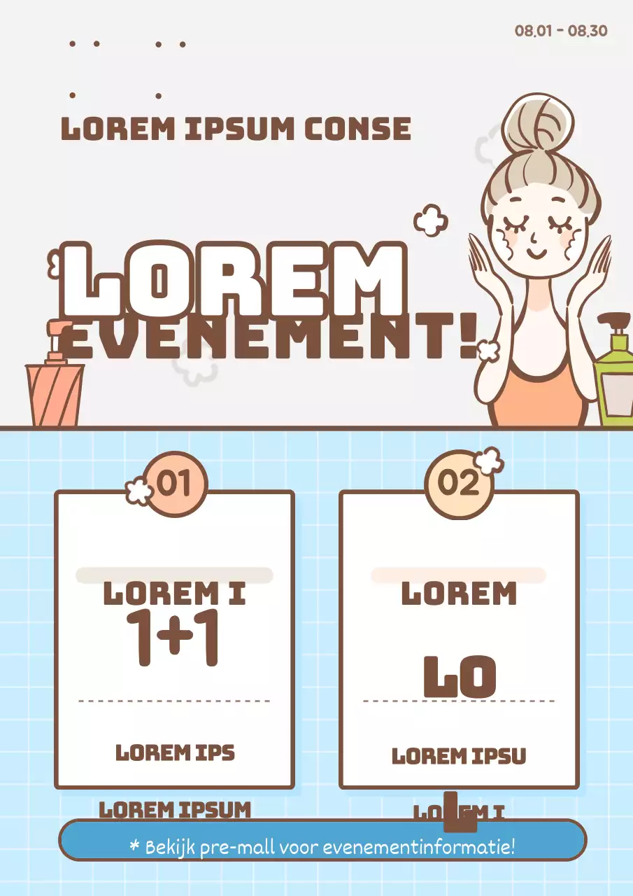 Evenementen lichaamsverzorging