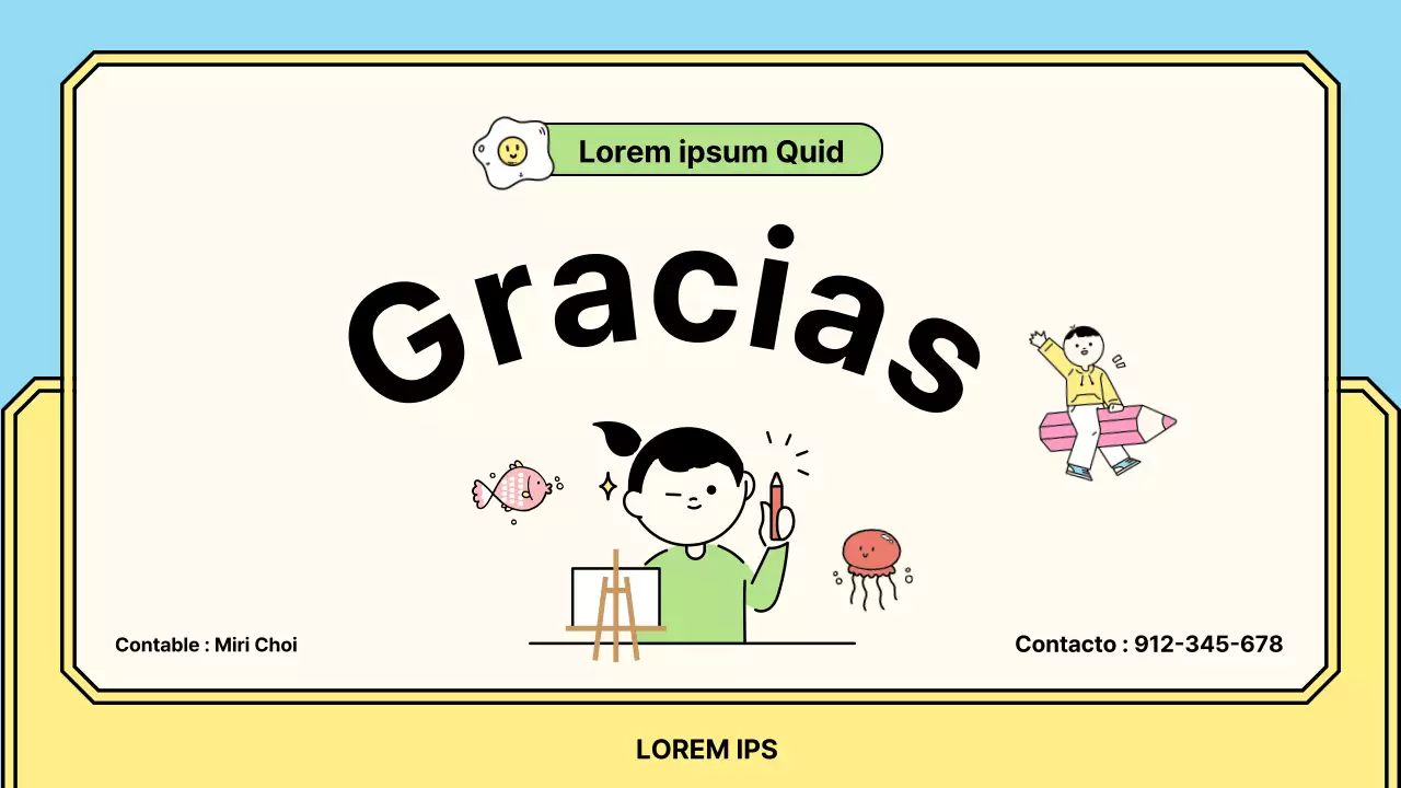 Propuesta de exposición infantil con ilustraciones coloristas, sencillas y simpáticas