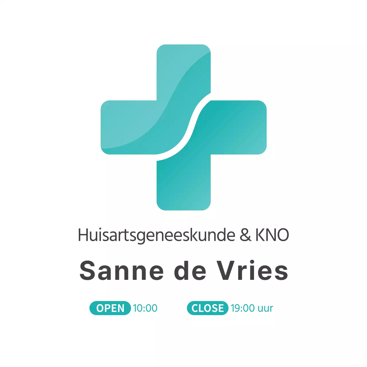 Eenvoudige stijl familie geneeskunde logo teken in mint en zwart