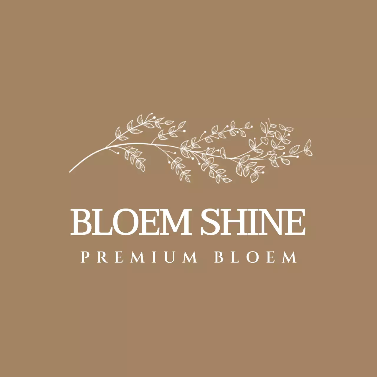 Bloemist logo schort ontwerp met vintage bloemen en botanische illustraties