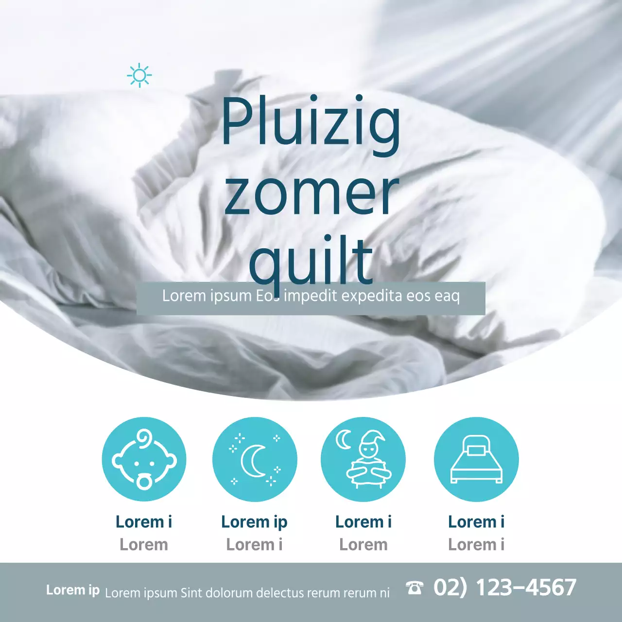 Zomer quiltverkoop