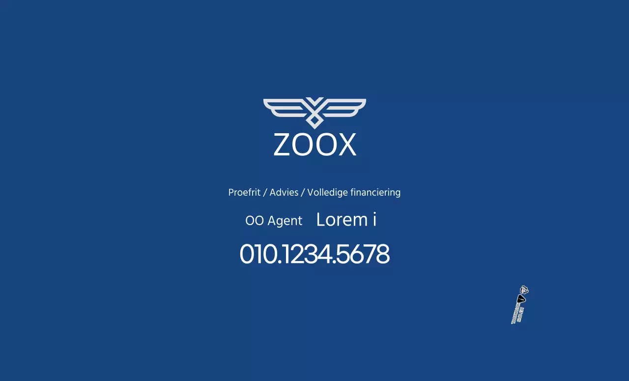 Blue Simple Autodealers Promotie