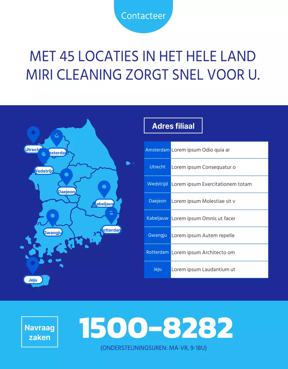 Blue Cool aircoreiniging introduceren