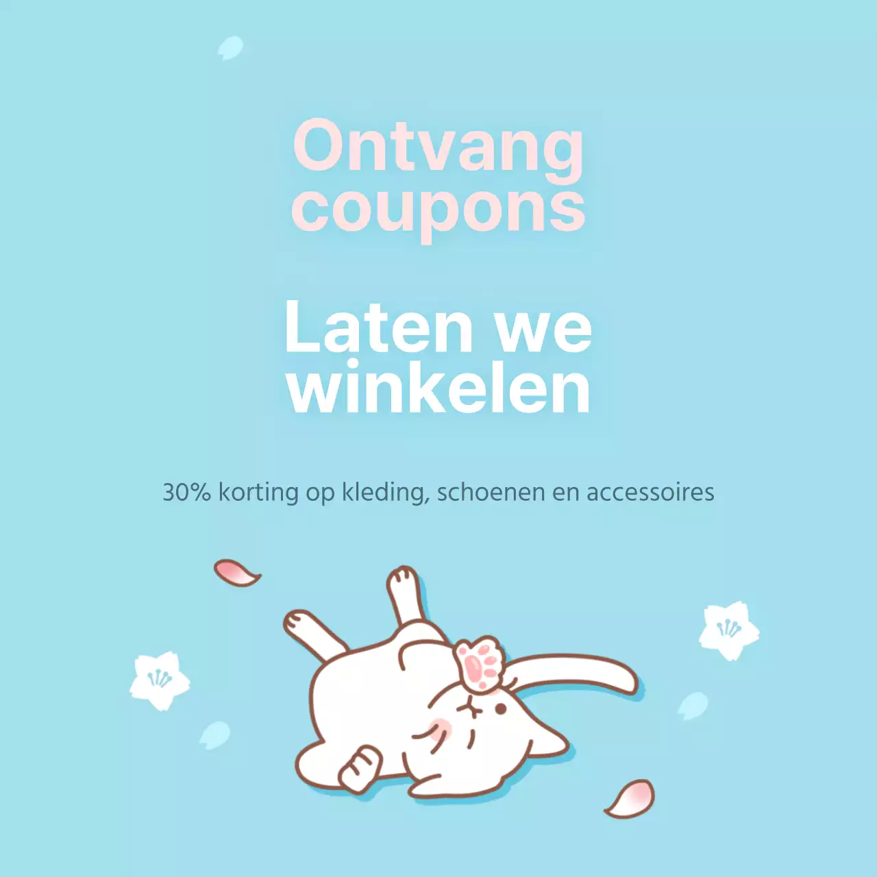 Winkelen met coupons
