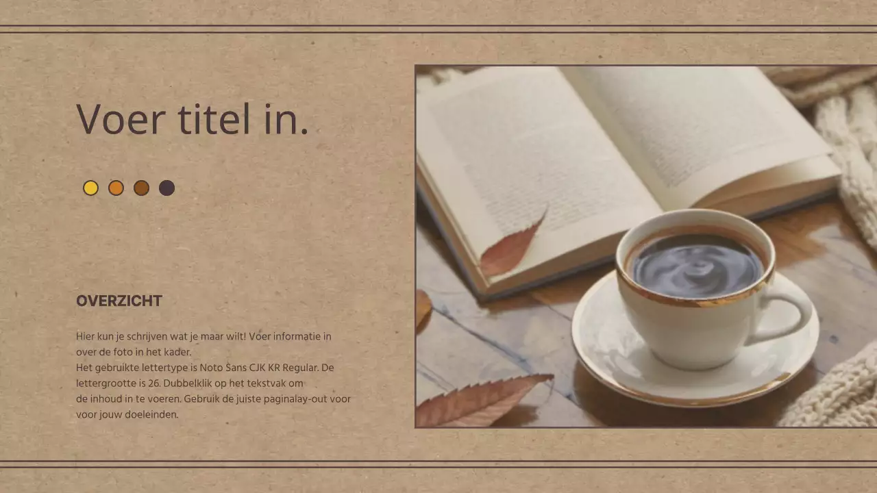 Portfolio-thema met een retro-concept