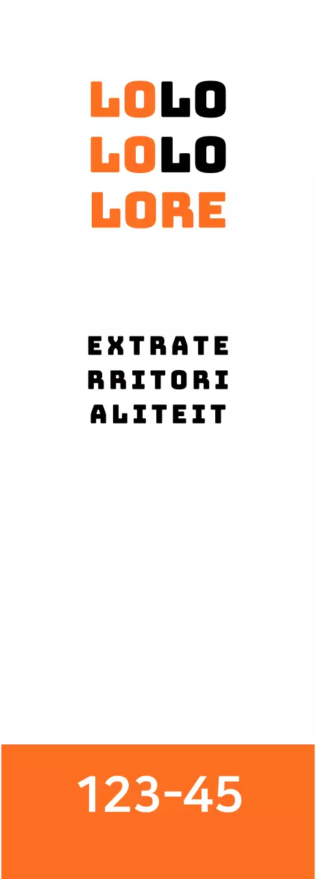 Promoot je woning in zwart en oranje