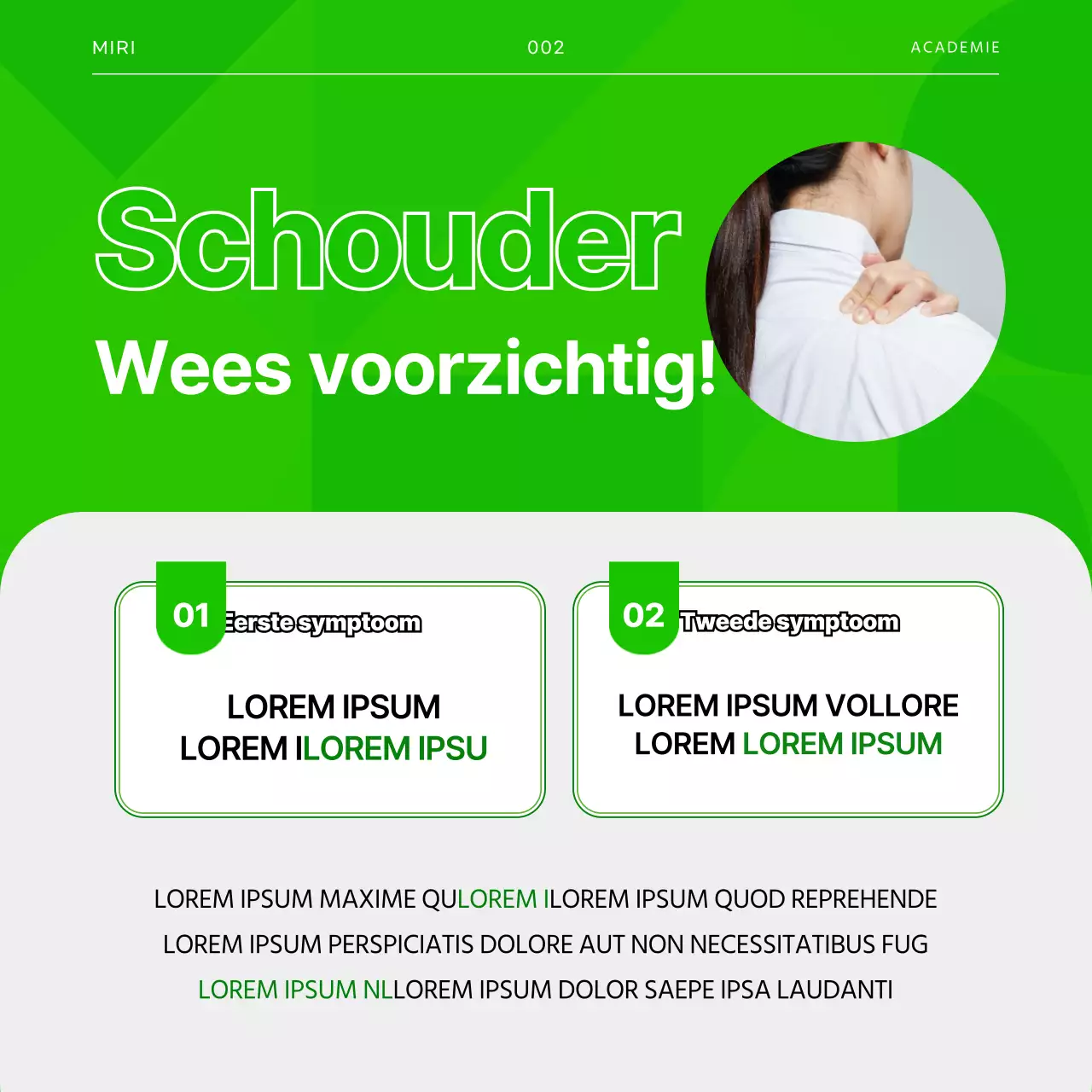 Golfblessures bij Green en Grey CardNews