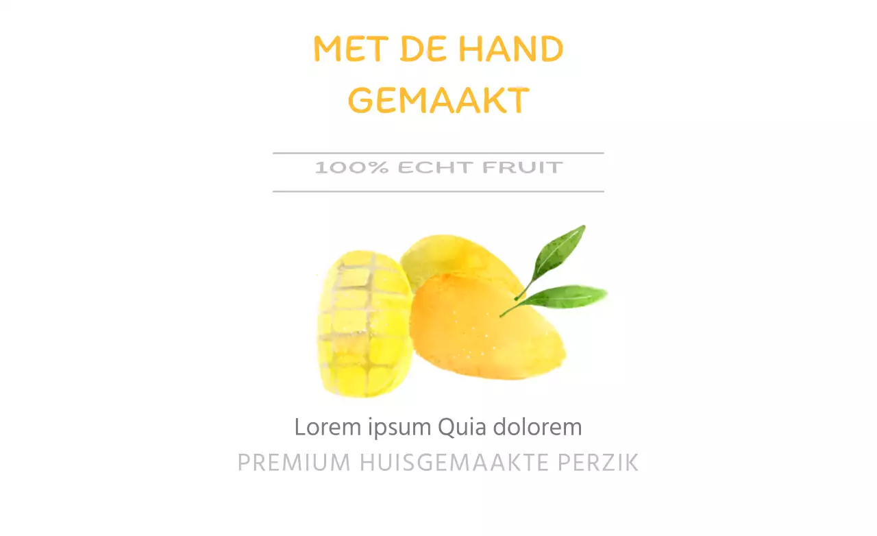 100% ECHTE FRUIT Mango