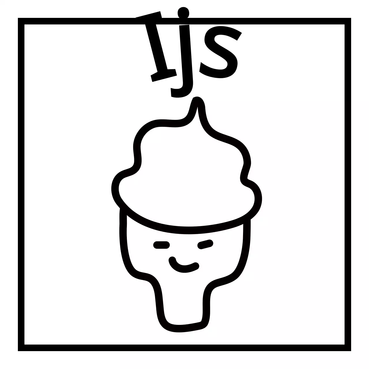 Eenvoudige zwarte lijnillustratie van verschillende objecten en dieren