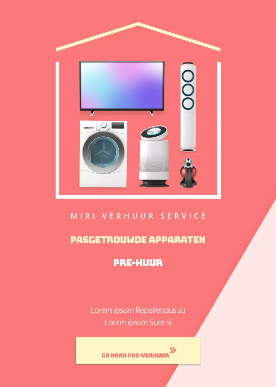 Verhuur van apparatuur