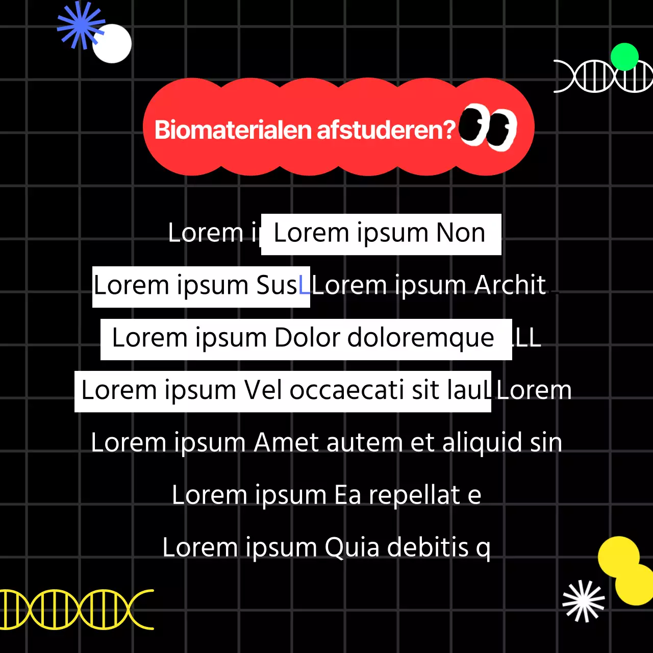 Over de afdeling Biomaterialen in Levendige Kleuren