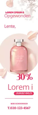 Roze Foto Markeer Neat Voorjaars Cosmetica Sale Event