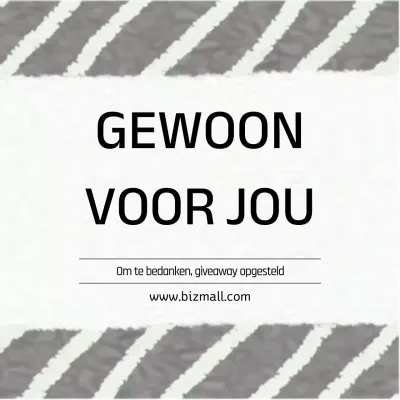 Geschenken & Bedankt