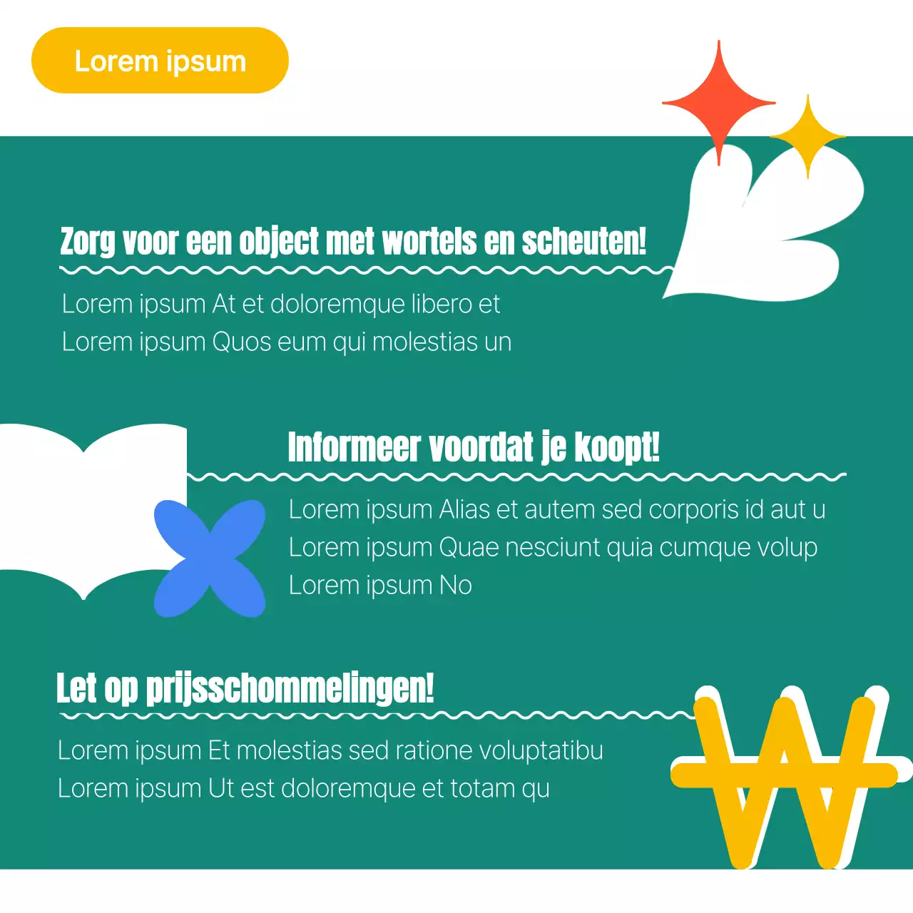 Kleurrijke food tech voorstellen