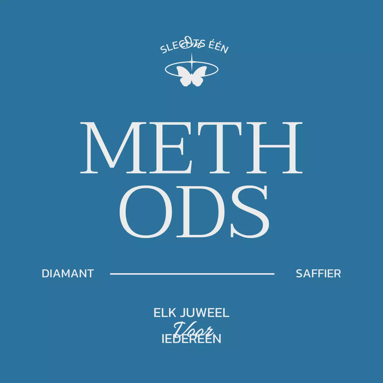 Een juwelenmerk met een rustgevend concept in blauw en grijs