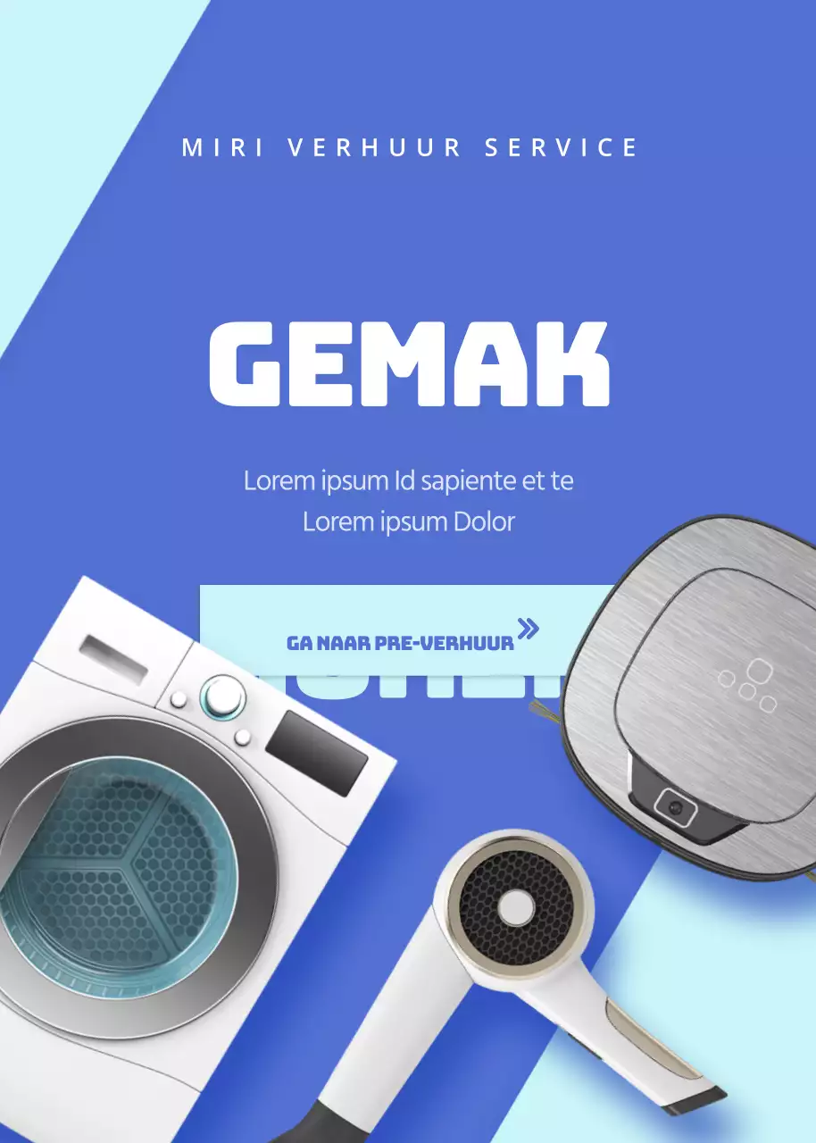 Verhuur van apparatuur