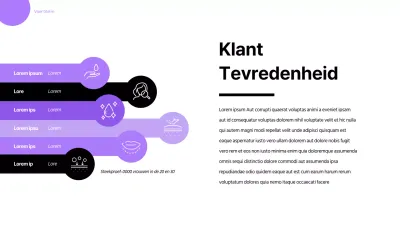 Een paarse en vrolijke cosmetica-agenda infographic