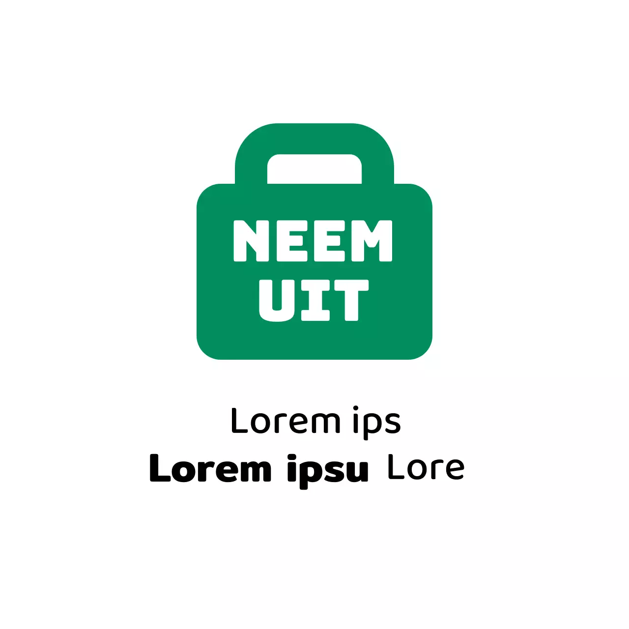 Abstracte illustratie winkelverpakkingsetiket