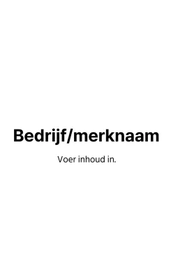 Bedrijf/merknaam
