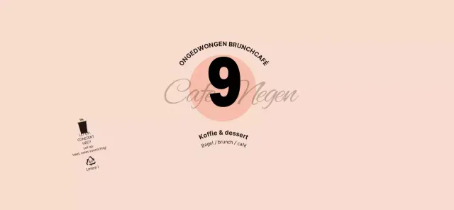 Voor een eenvoudig en uniek conceptcafé in roze en zwart