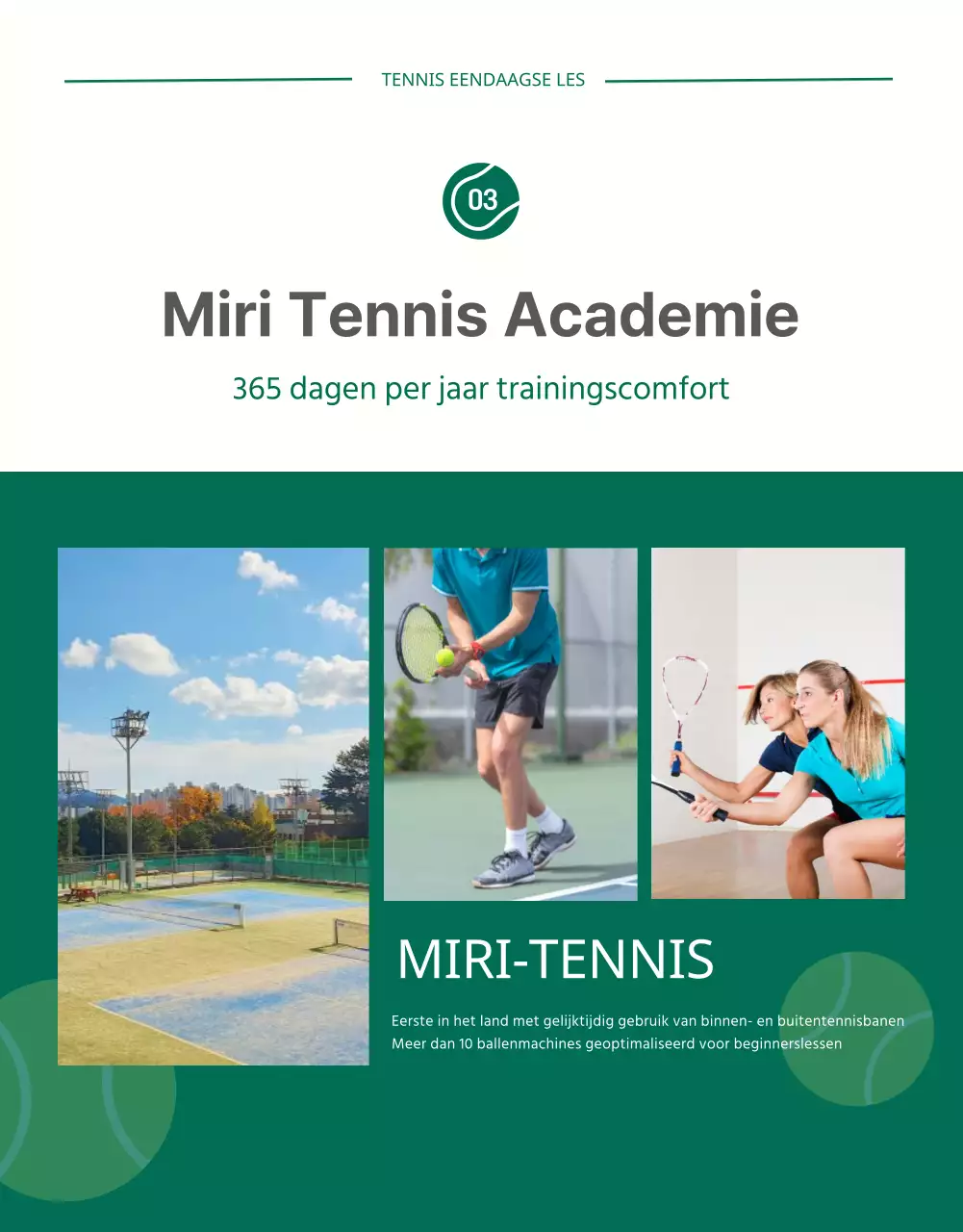 Details van de groene moderne tennispas voor één dag