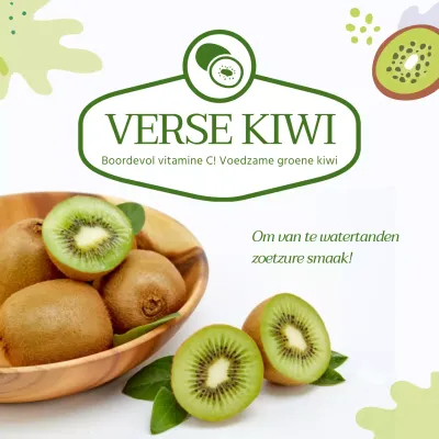 Groene zoetzure verse kiwi groene kiwi gouden kiwi zoetzure FRESH KIWI Illustratie