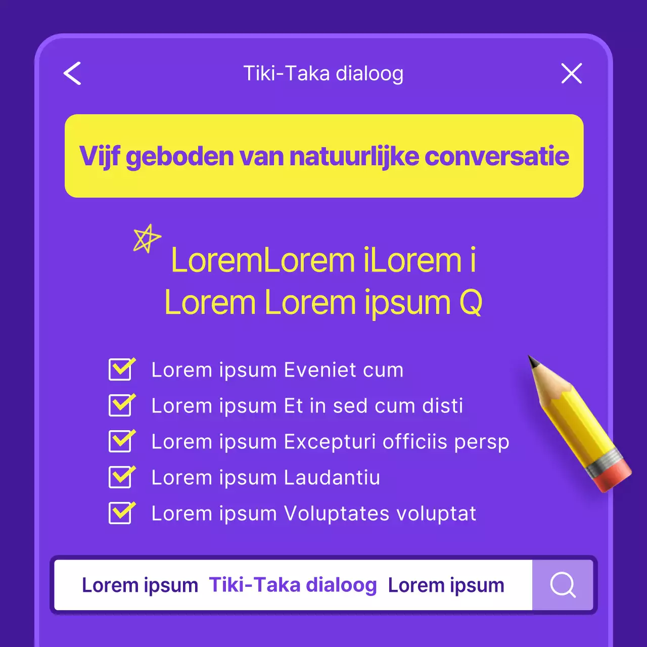Nette paarse boekpromotiekaartNieuws